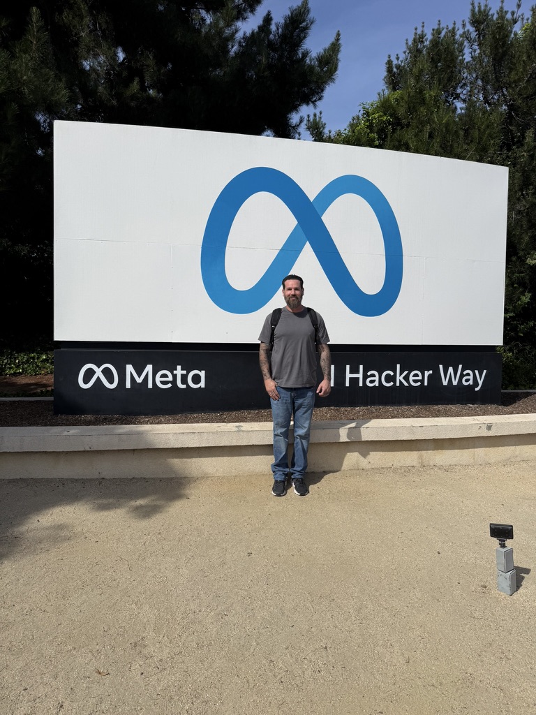 Jason Smith at Meta's global headquarters in Menlo Park, California